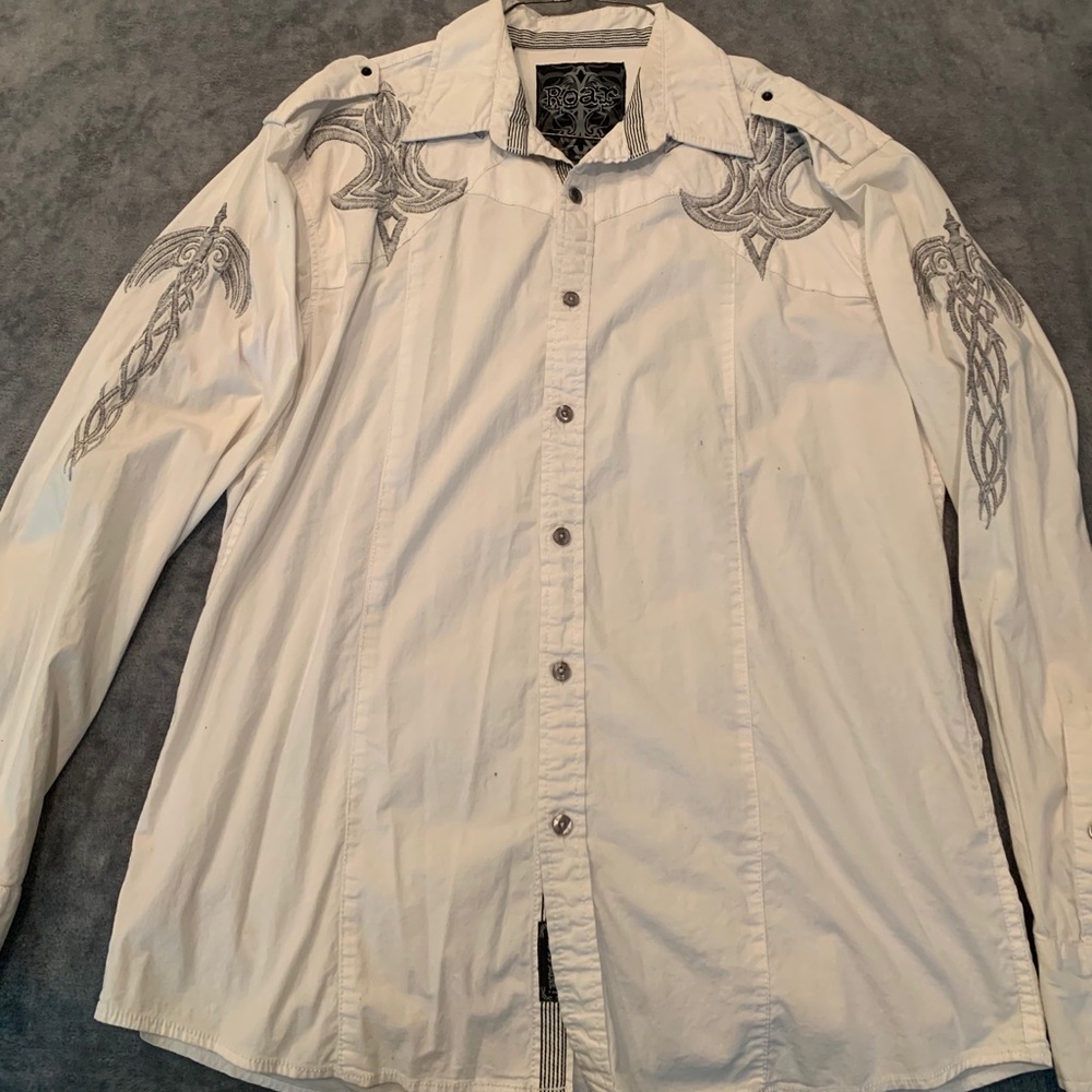 Roar Button Down Dress Shirt